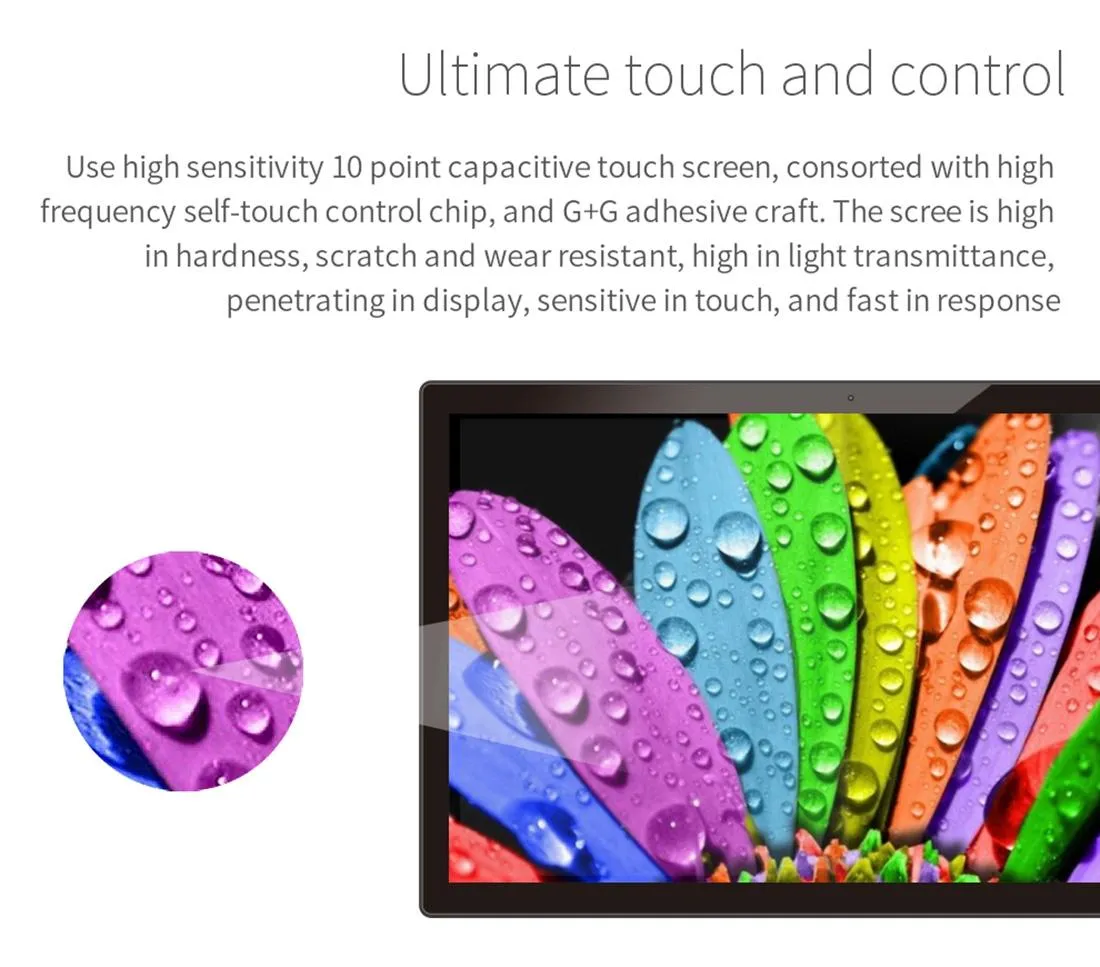 14 Inch Touchscreen Aio Pc 2gb 16gb Android 6.0 Dual Core 2.0ghz Bt Wifi Sd Usb 8.1
