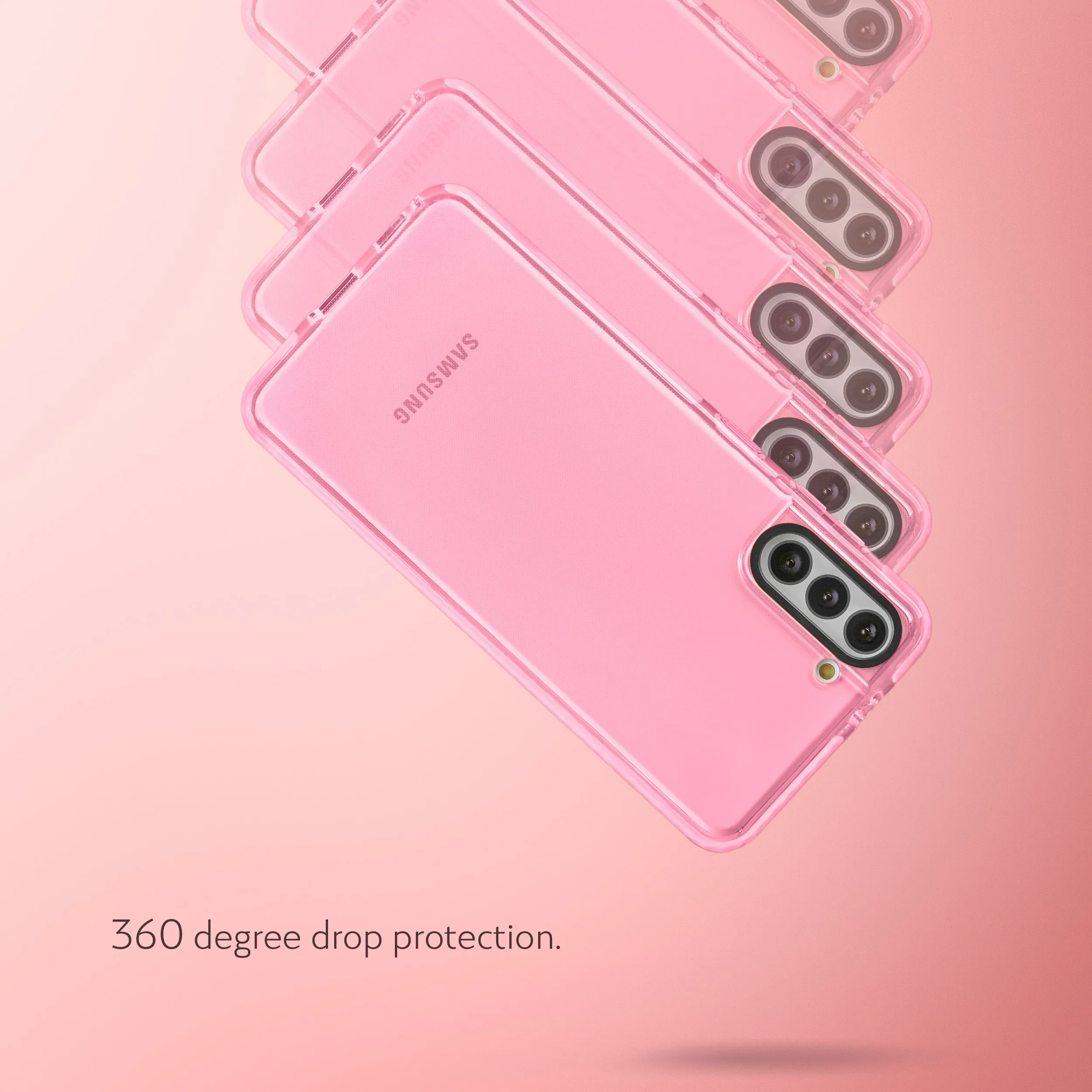 Barrier Case for Galaxy S21 Plus - Subtle Pink Peach