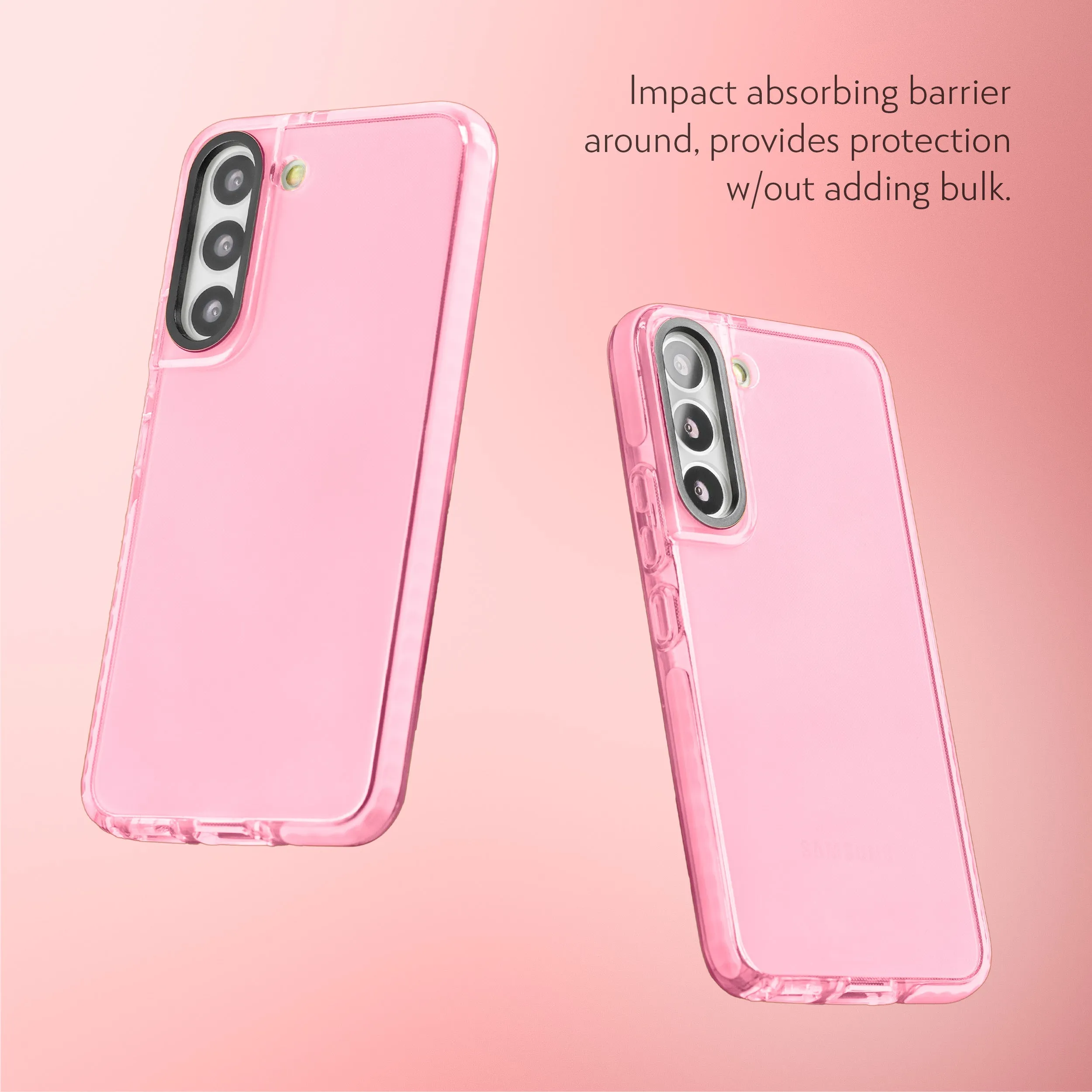 Barrier Case for Galaxy S22 - Subtle Pink Peach