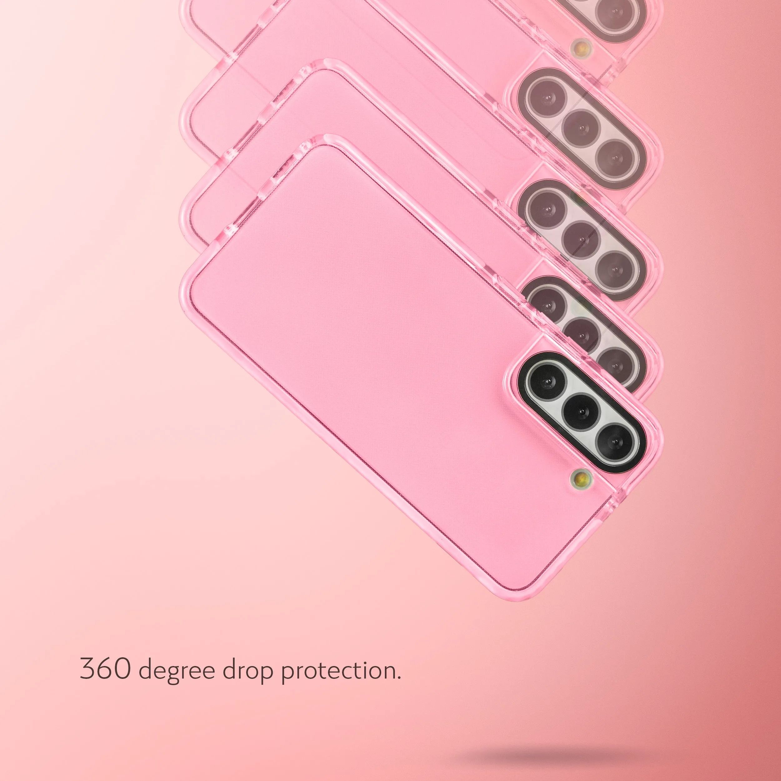 Barrier Case for Galaxy S22 - Subtle Pink Peach
