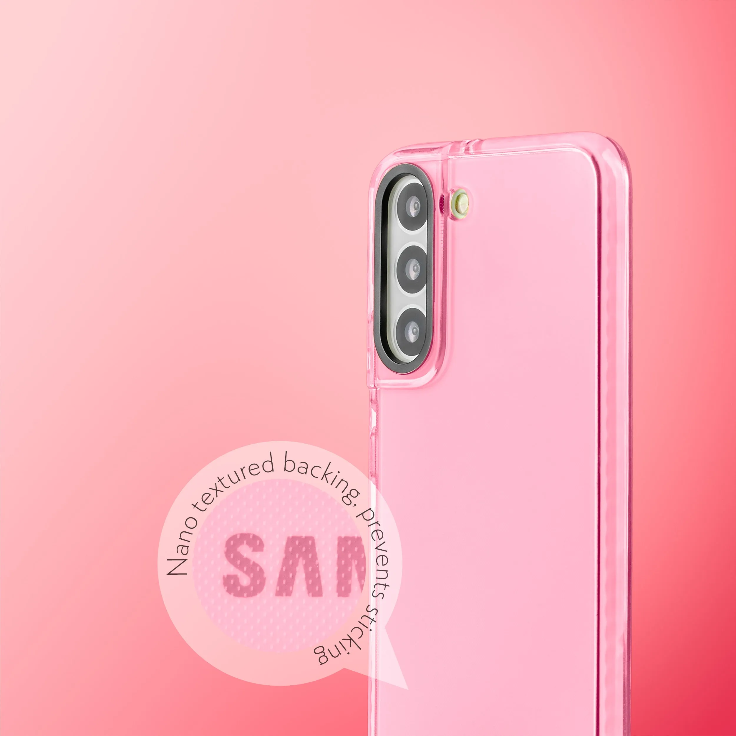 Barrier Case for Galaxy S22 - Subtle Pink Peach