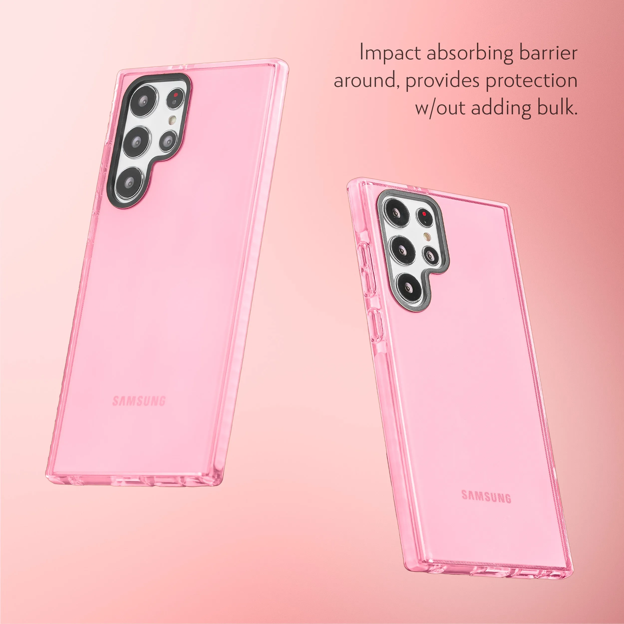 Barrier Case for Galaxy S22 Ultra - Subtle Pink Peach