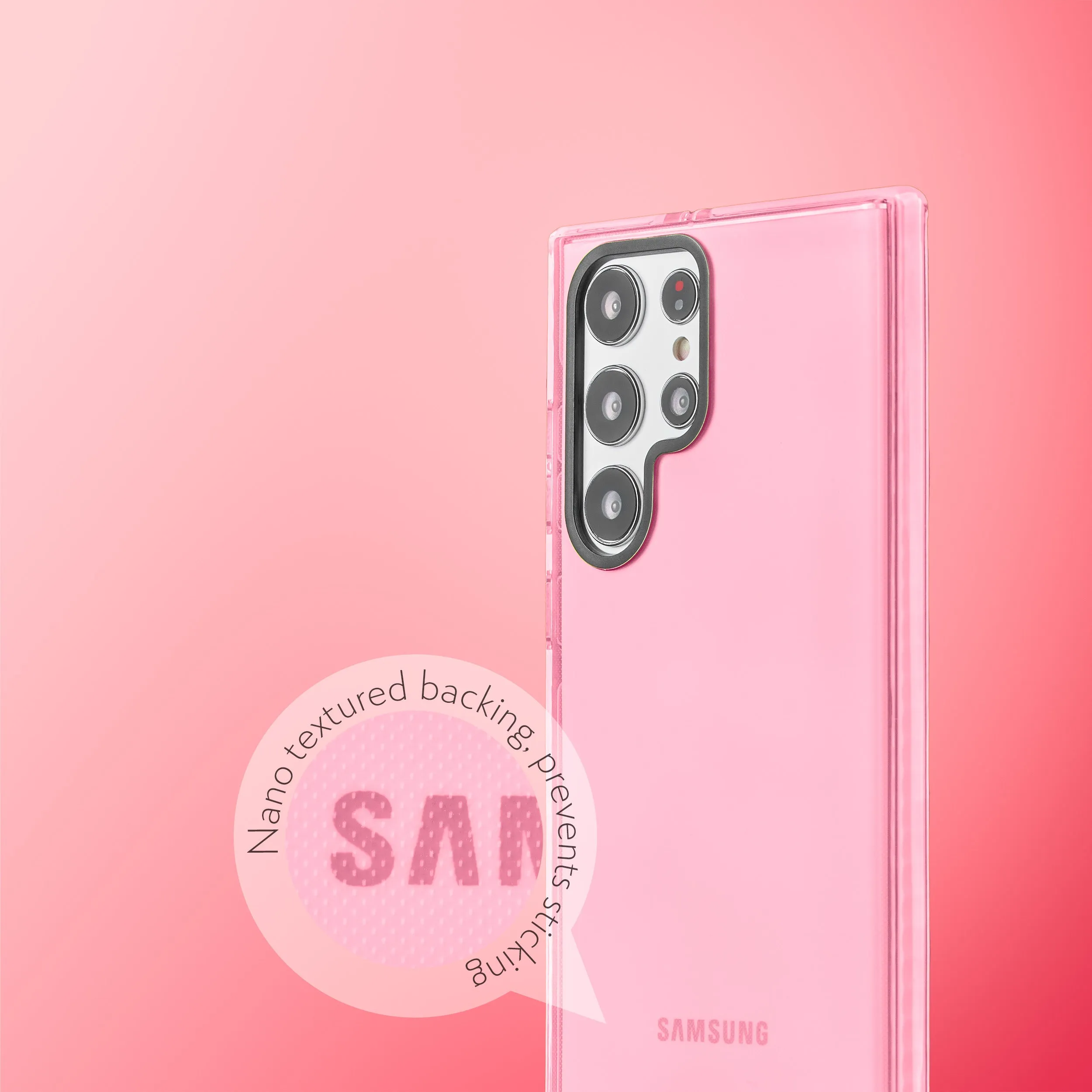 Barrier Case for Galaxy S22 Ultra - Subtle Pink Peach