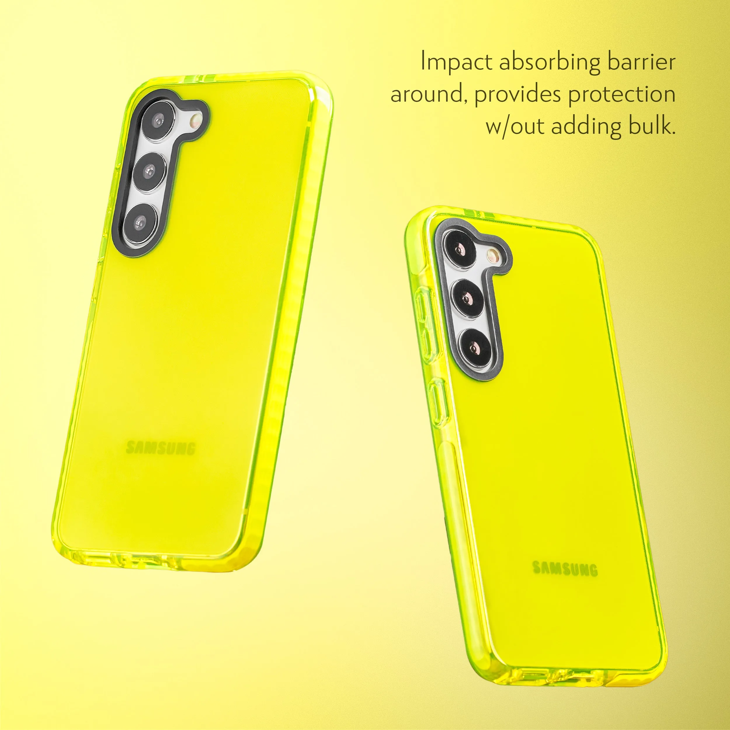 Barrier Case for Galaxy S23 - Hi-Energy Neon Yellow