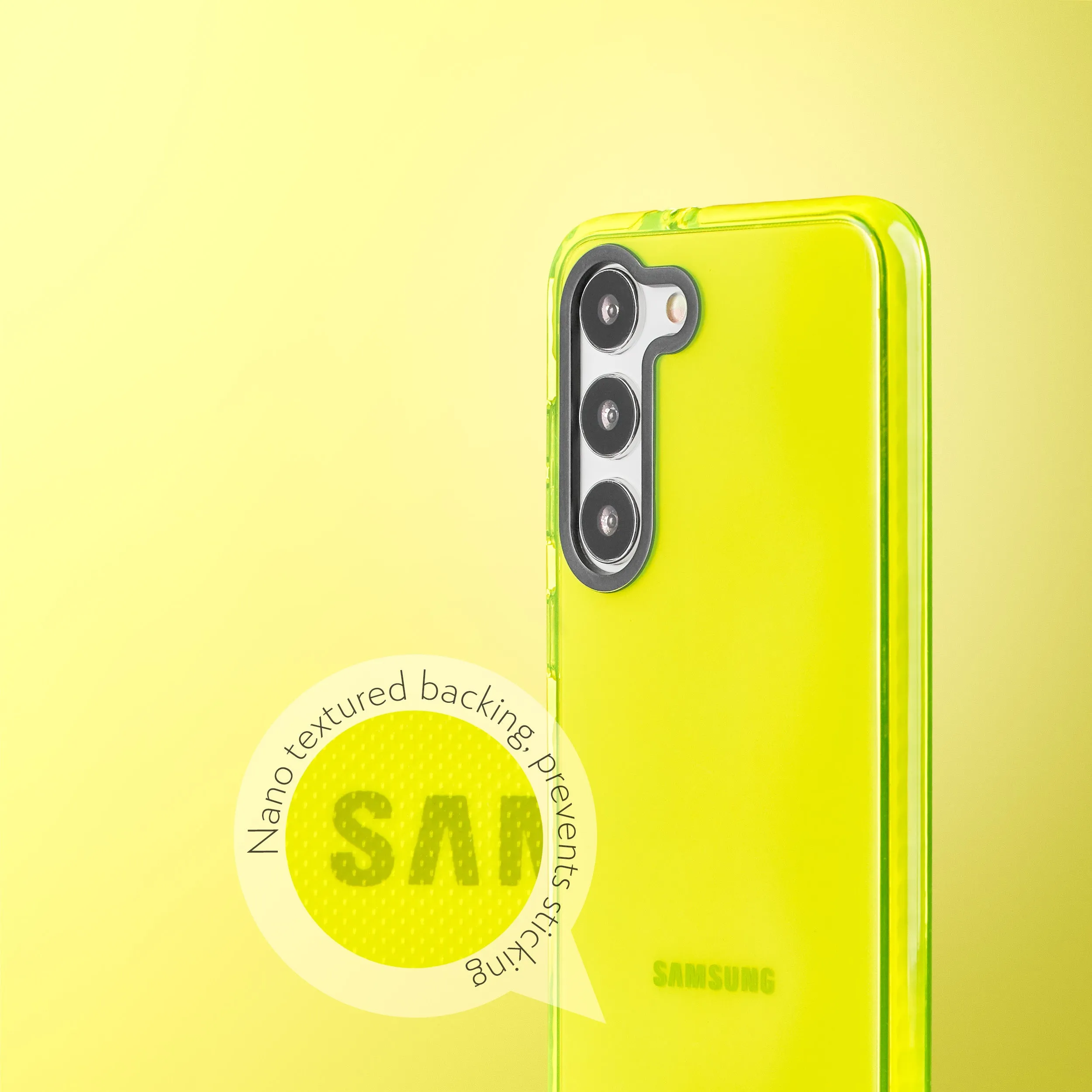 Barrier Case for Galaxy S23 - Hi-Energy Neon Yellow