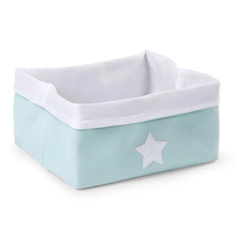 Childhome Box Canvas Foldable 40x30x20 Mint White