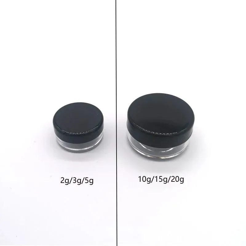 Colorful Travel Cosmetic Jars Set for Skincare Essentials