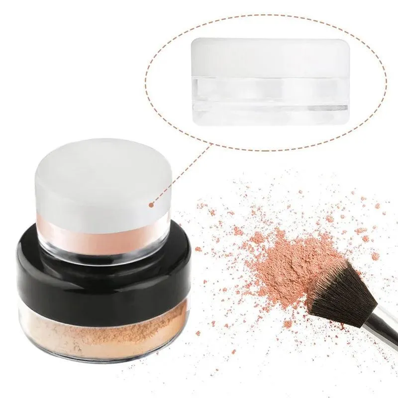 Colorful Travel Cosmetic Jars Set for Skincare Essentials