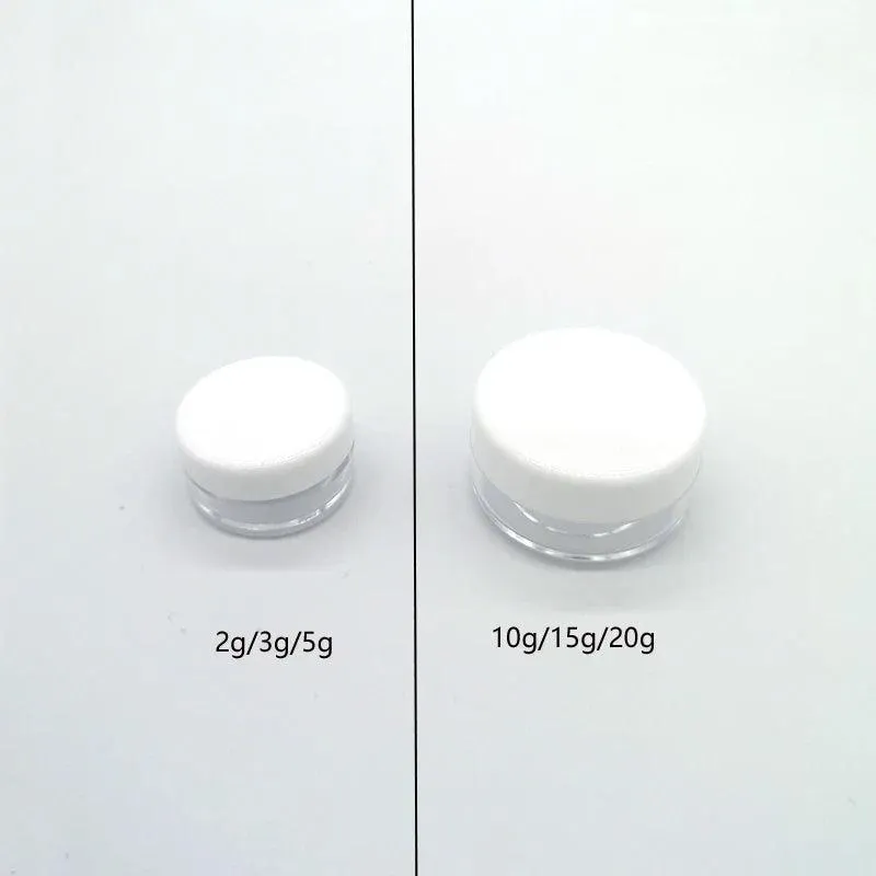 Colorful Travel Cosmetic Jars Set for Skincare Essentials