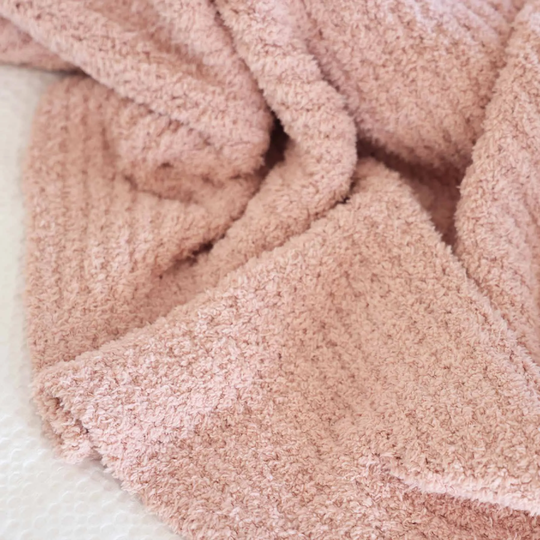 CuddleLane Luxe Waffle Blankets | Wild Rose