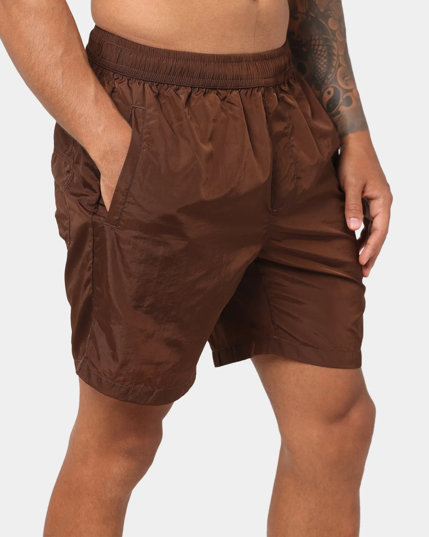 EN ES Walkman Beach Shorts Brown