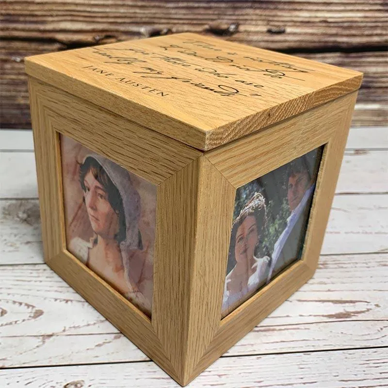Jane Austen Photo Cube - Friendship Quote Design