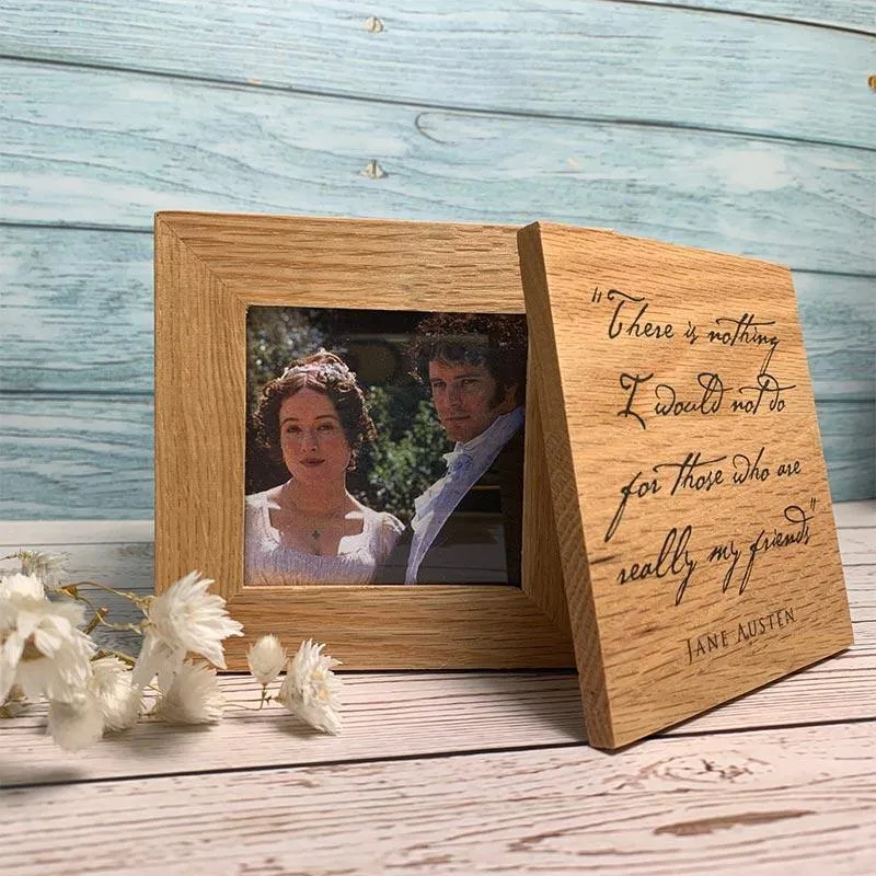 Jane Austen Photo Cube - Friendship Quote Design