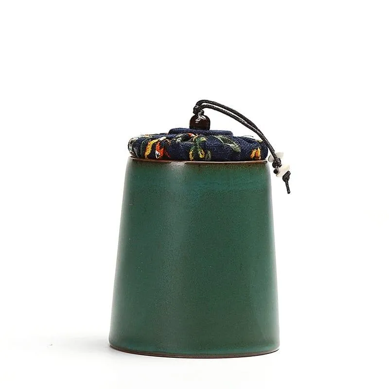 Japanese Style Ceramic Tea Storage Jars