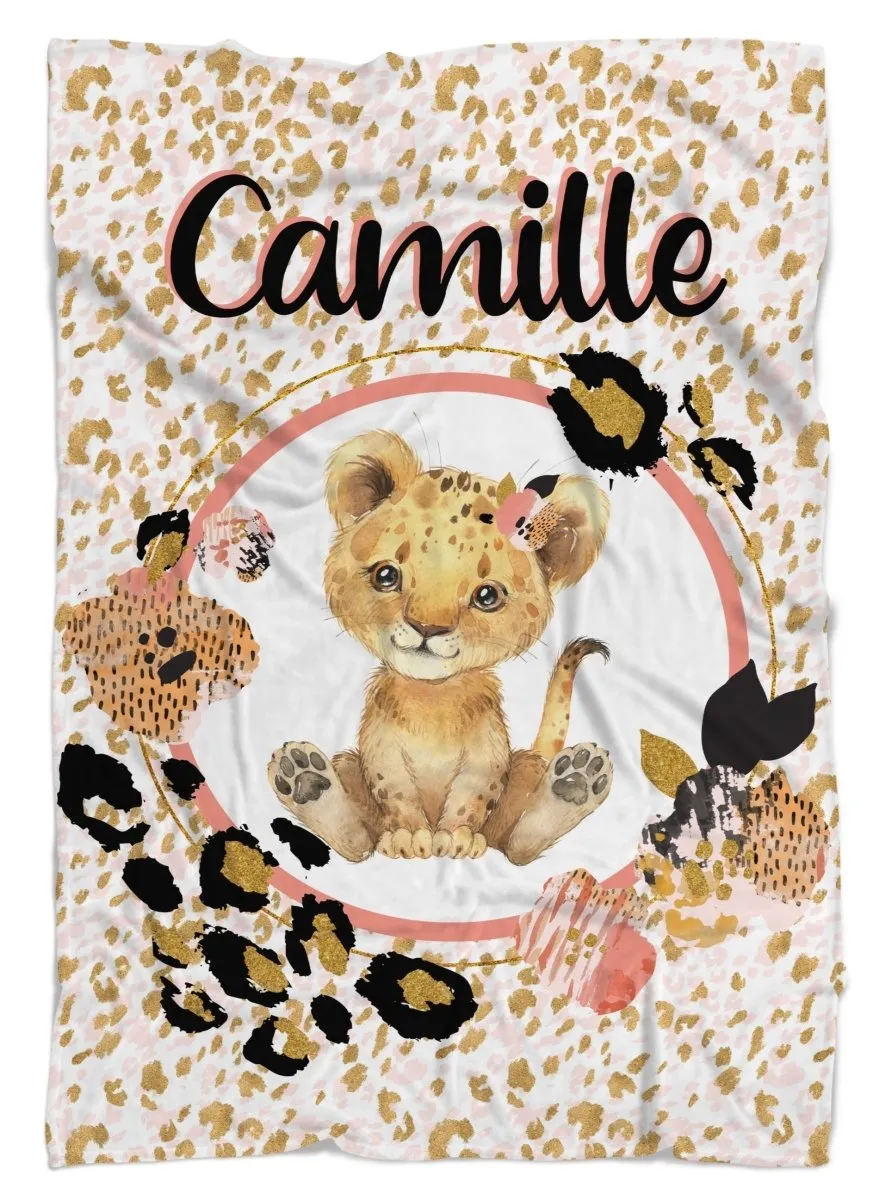 Leopard Love Nursery Starter Crib Bedding Set