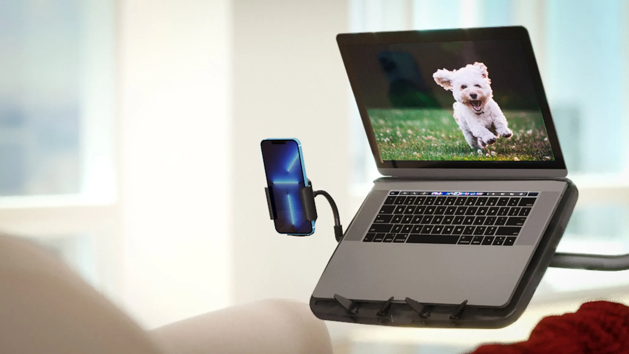 LEVO Phone Holder Exclusively for LEVO Laptop Workstation Stands
