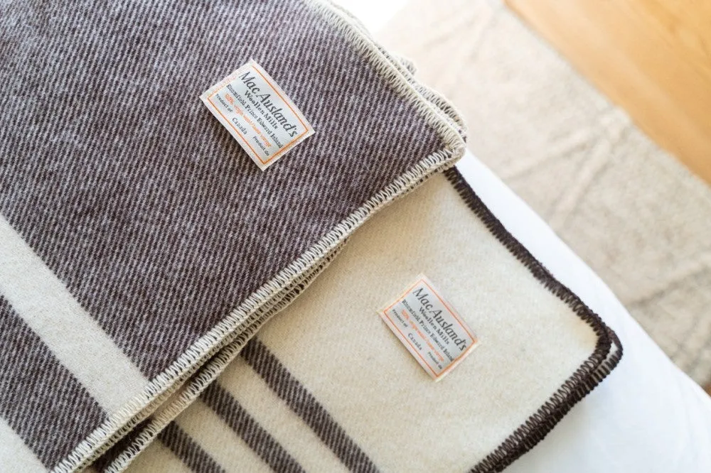 MacAuslands Woolen Mills Blankets - Throw - 52" x 76"
