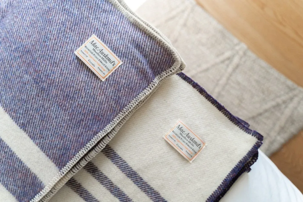 MacAuslands Woolen Mills Blankets - Throw - 52" x 76"