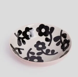 Mono Flower |  Shallow Bowl