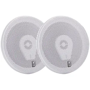 Poly-Planar MA-8505W 5" 200 Watt Titanium Series Speakers - White [MA8505W]