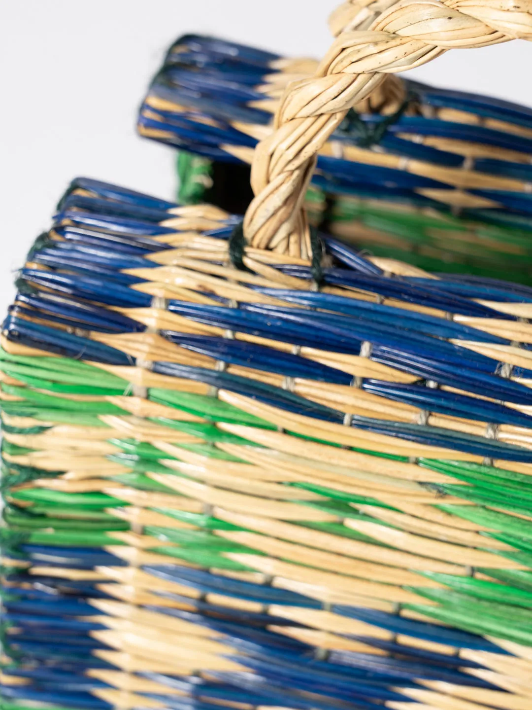 Portuguese small straw basket