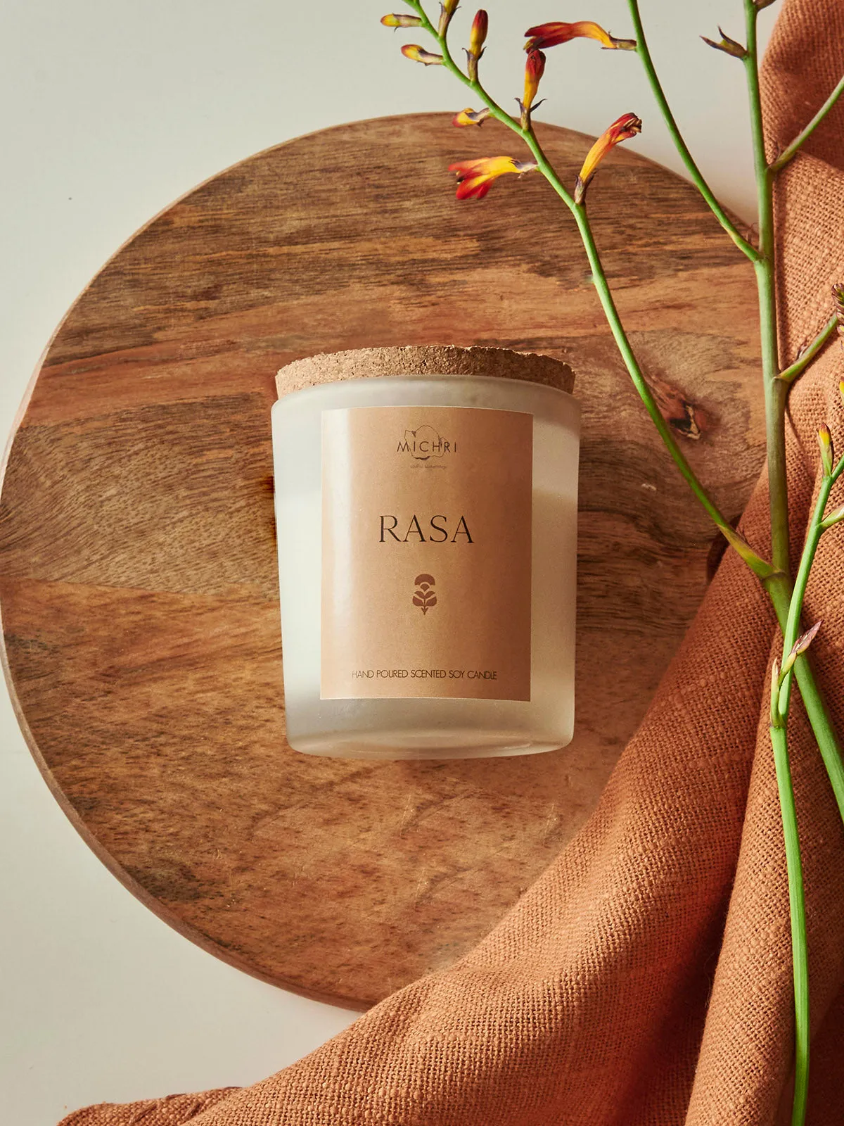 Rasa Soy Wax Candle Small