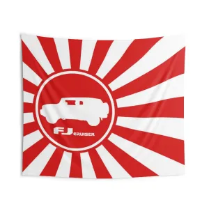 Rising Sun FJ Cruiser Wall Tapestries by Reefmonkey