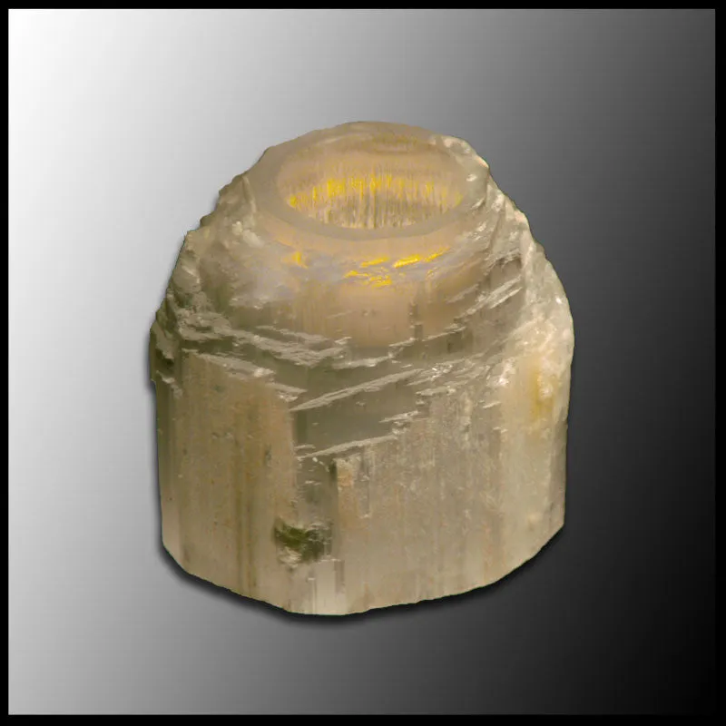 Selenite Empire Candle Holder