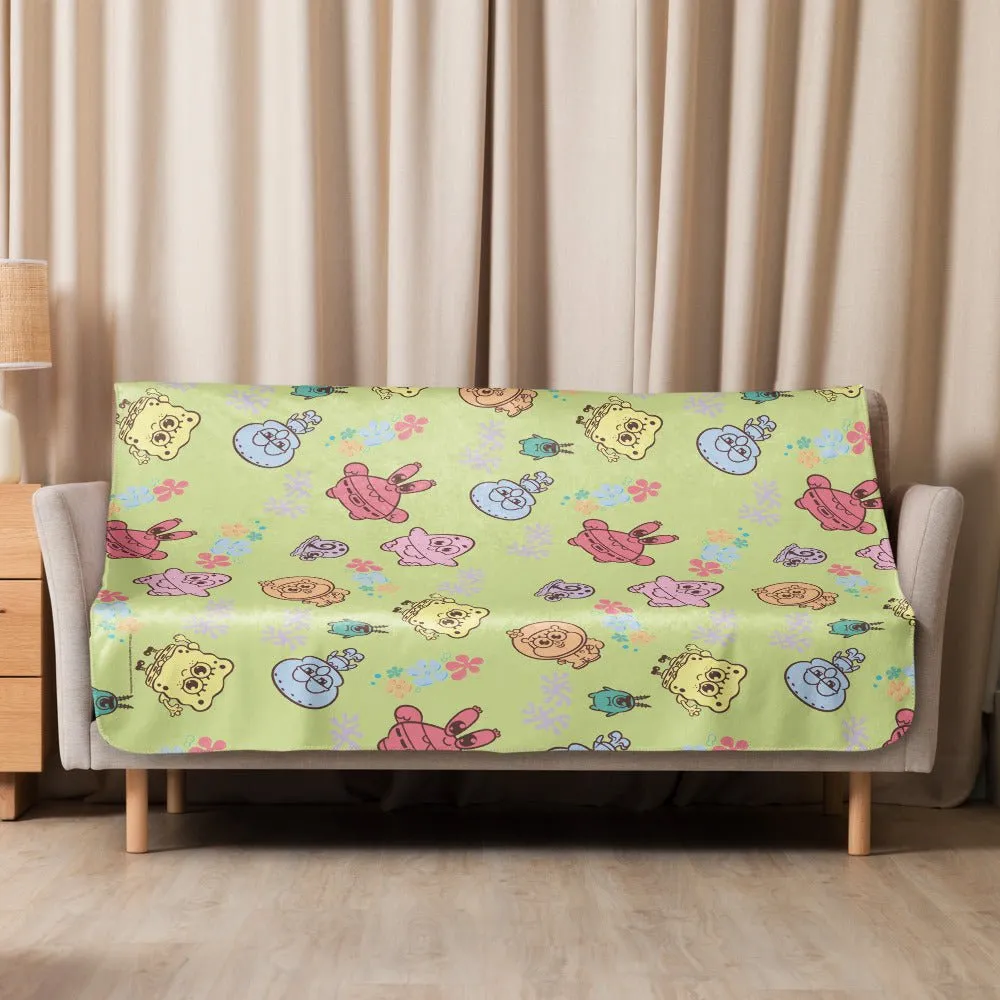 SpongeBob SquarePants AdoraBob Gang Sherpa Blanket
