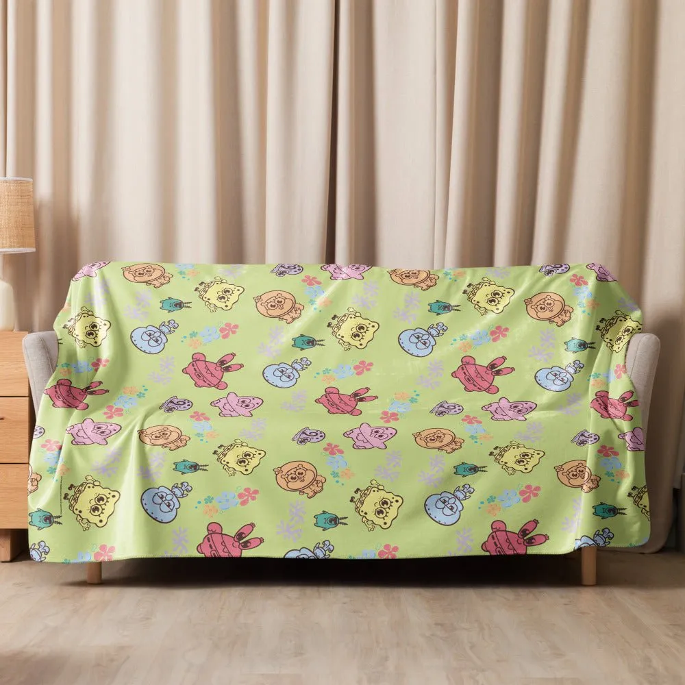 SpongeBob SquarePants AdoraBob Gang Sherpa Blanket