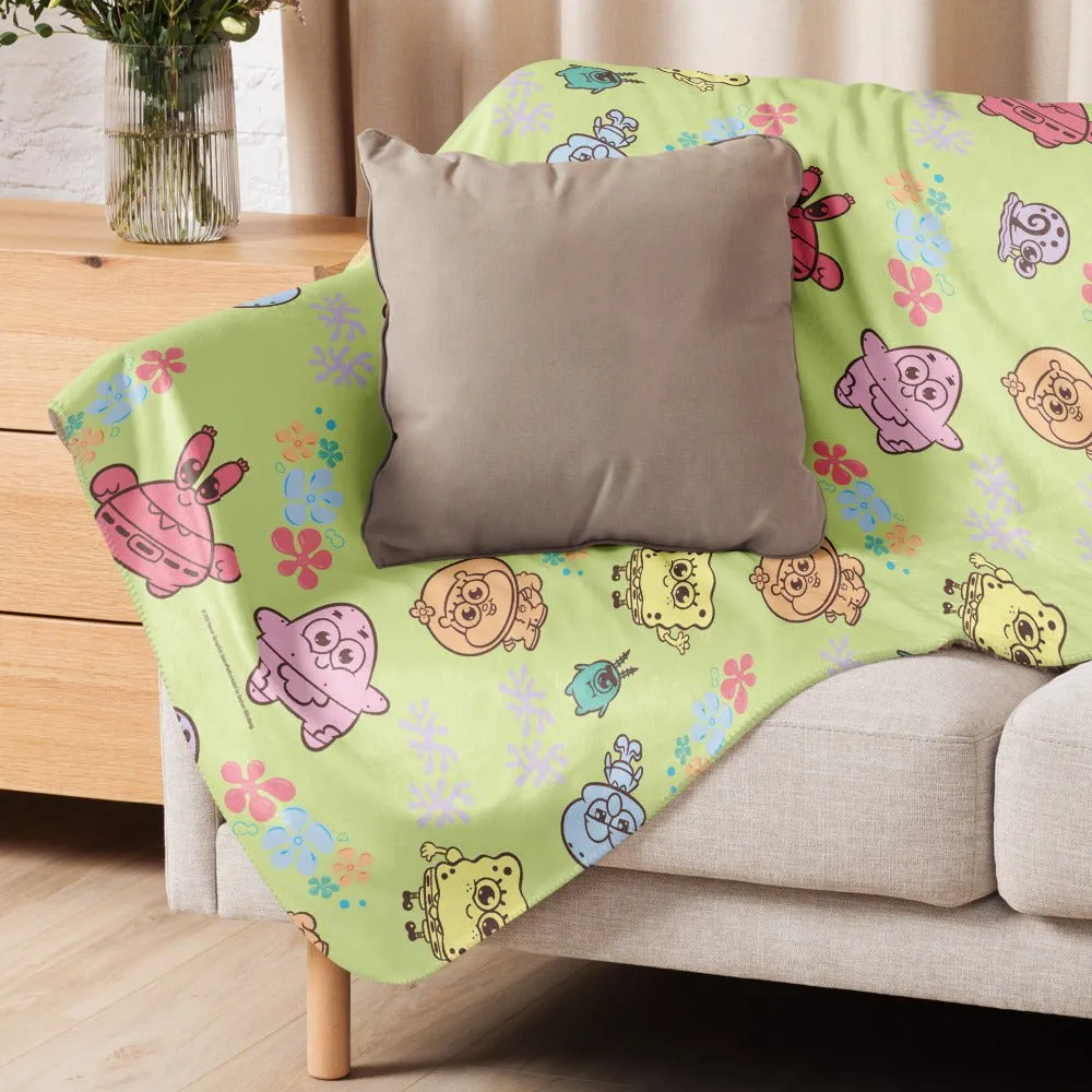 SpongeBob SquarePants AdoraBob Gang Sherpa Blanket
