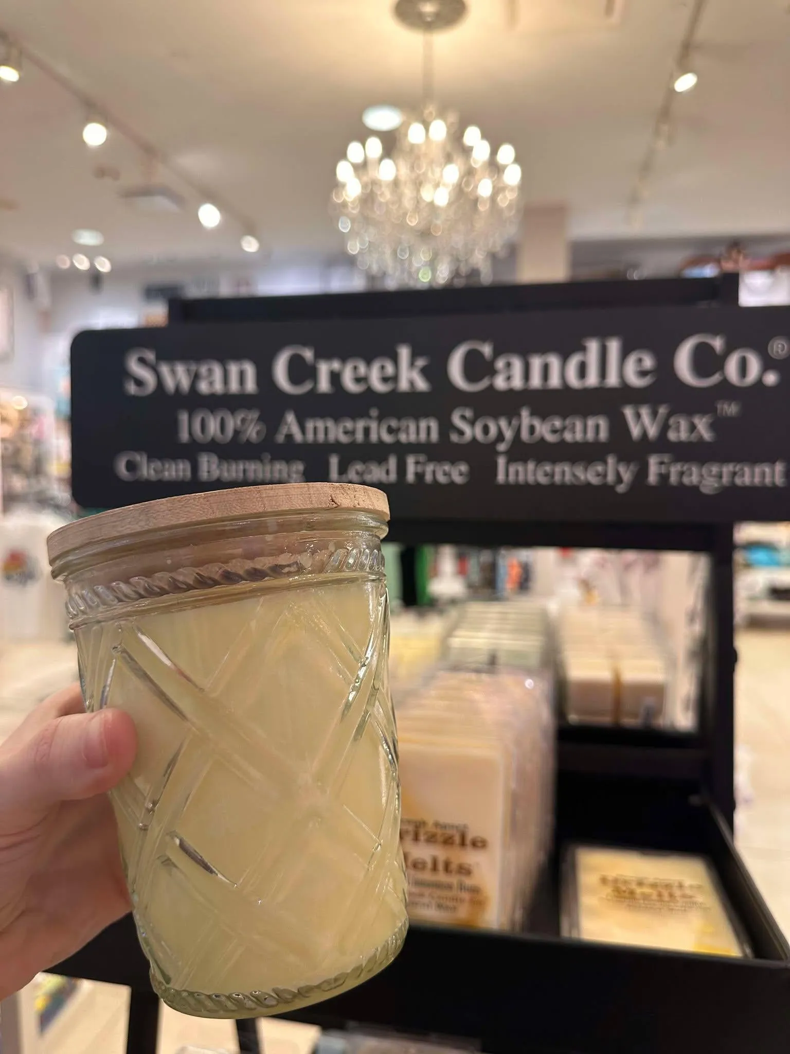 Swan Creek BURNT CARAMEL LATTE Timeless Jar Candle