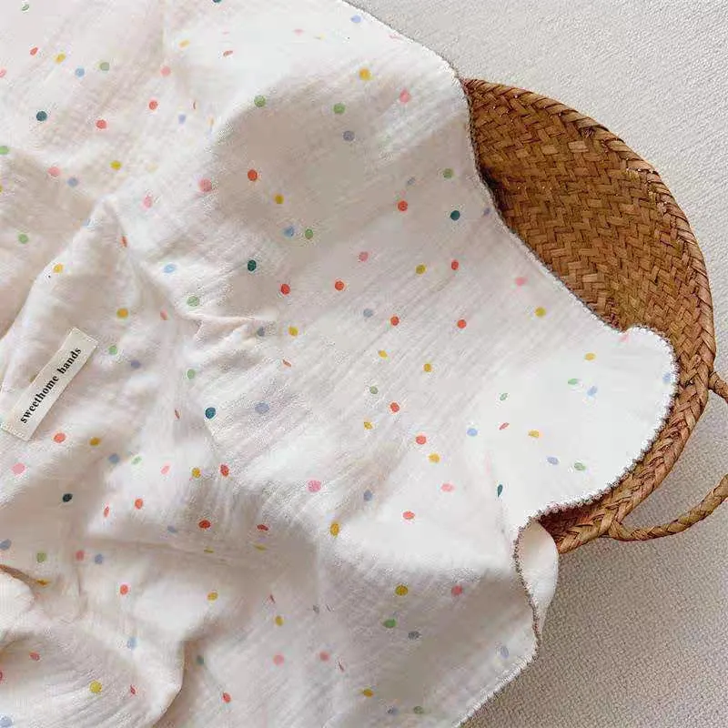 Ultra-Soft 100% Cotton Muslin Swaddle Blanket – Air Conditioned Quilt, Perfect for Spring & Summer