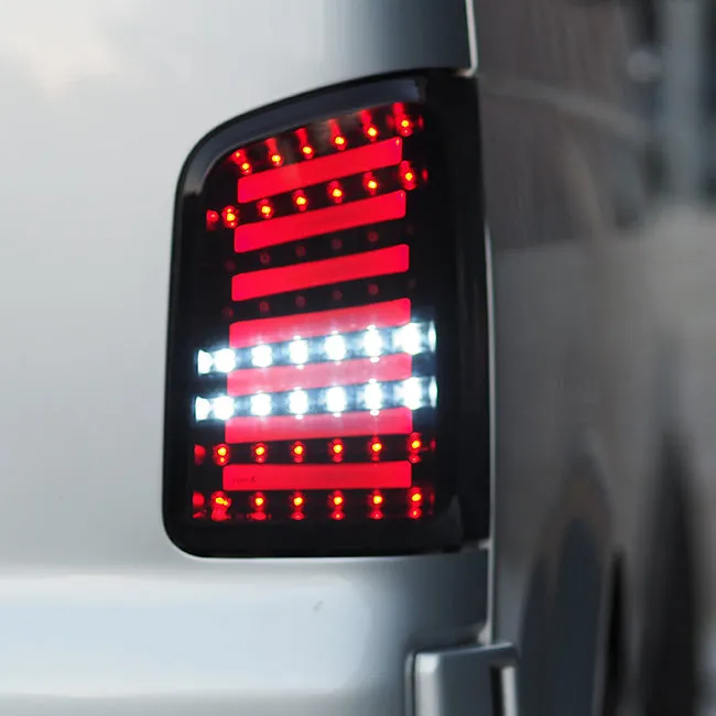 VW T5, T5.1 Transporter LED Rear Lights/Tail lights/Tail lamps Barn Door MK2