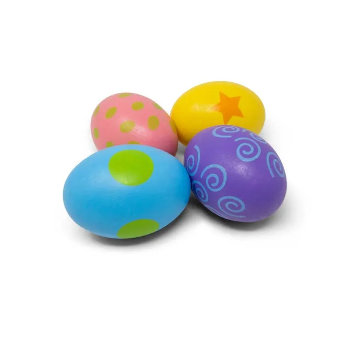 Wooden Egg Rhythm Shakers (1 Unit Assorted) by Jack Rabbit Creations