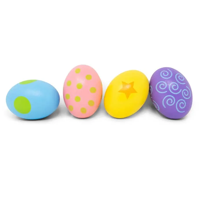Wooden Egg Rhythm Shakers (1 Unit Assorted) by Jack Rabbit Creations