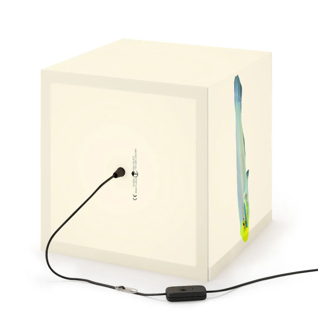 Yellow and White Fish Personalized Lamp
